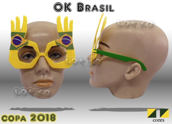 Óculos de festa OK Brasil