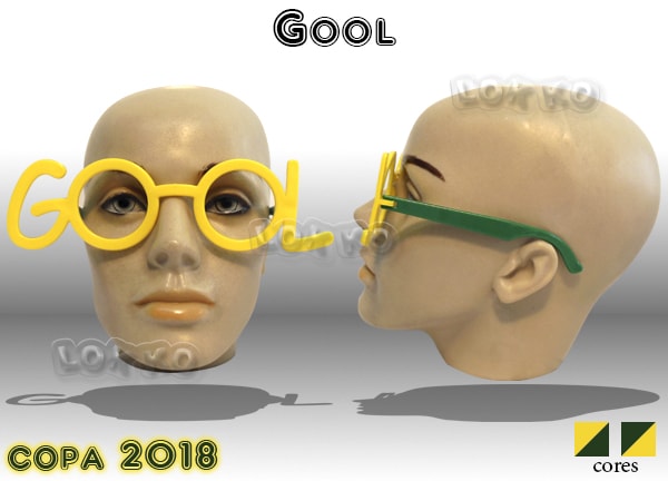Óculos de festa gool Brasil
