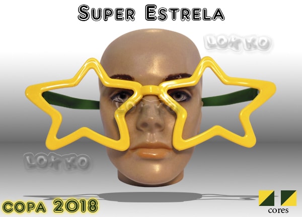 Óculos super estrela Brasil