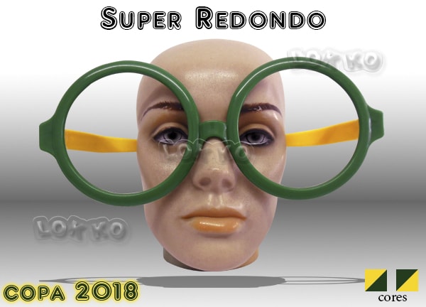 Óculos super redondo Brasil