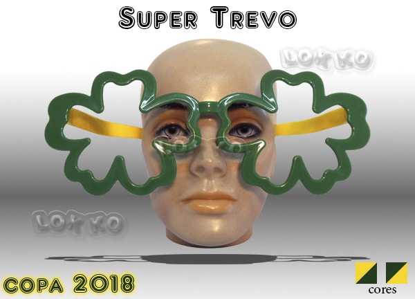 Óculos super trevo Brasil