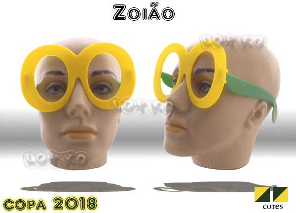 Óculos de festa zoião Brasil liso