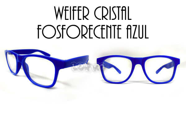 Óculos adulto cristal azul