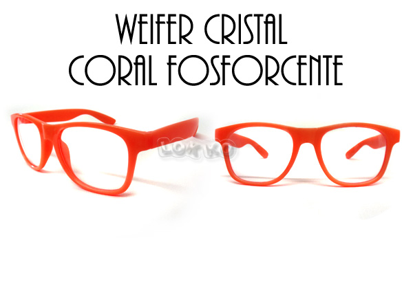 Óculos adulto weifer cristal coral 