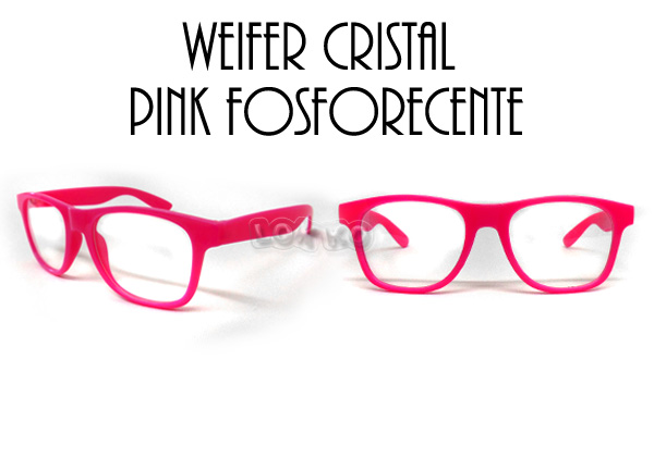 Óculos adulto weifer cristal pink