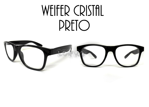 Óculos adulto weifer cristal preto