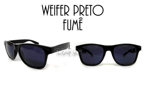 Óculos adulto weifer preto fumê